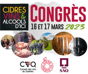 Congrès Cidres, vins et alcools d'ici 2023