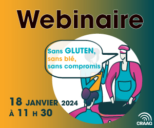 Webinaire - Sans gluten, sans blé, sans compromis