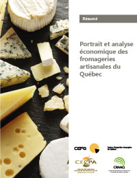 Portrait et analyse économique des fromageries artisanales au Québec - Résumé