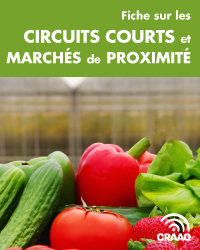 Fiche sur les circuits courts et les marchés de proximité (PDF)