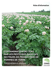 Contamination de l'eau par les pesticides dans les secteurs de production de pommes de terre