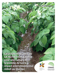 Gestion intégrée de la nutrition azotée pour une culture de la pomme de terre à impact environnemental réduit au Québec (PDF)