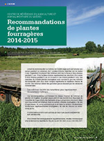 Recommandations de plantes fourragères 2014-2015