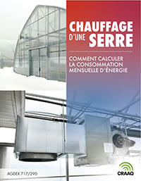 Chauffage des serres - Consommation mensuelle de combustible - Juin 2009