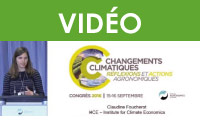 Conférences plénières sur les changements climatiques