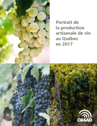 Affiche - Portrait de la production artisanale de vin au Québec en 2017