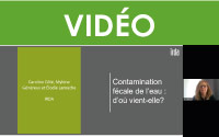 Contamination fécale de l'eau : d'où vient-elle?