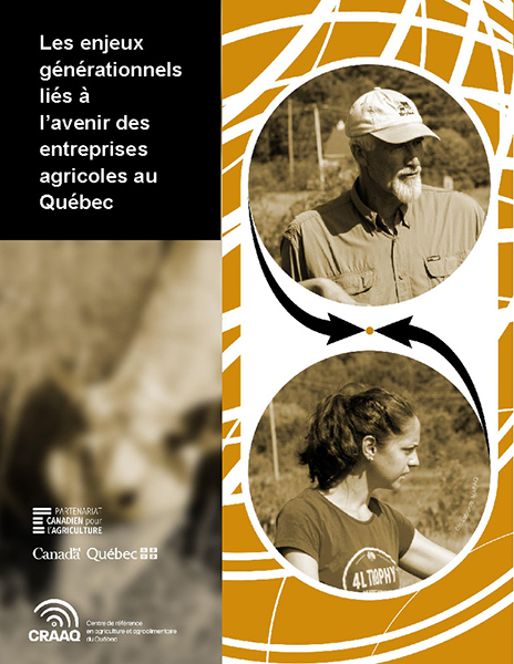 Les enjeux générationnels liés à l'avenir des entreprises agricoles au Québec (PDF)