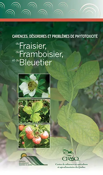 Carences, désordres et problèmes de phytotoxicité du fraisier, du framboisier et du bleuetier